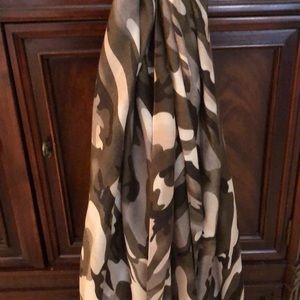 Army print scarf
